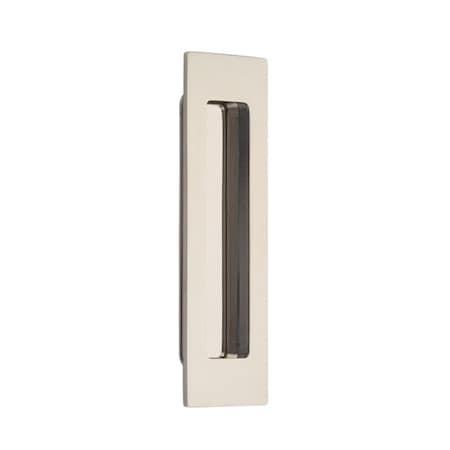 Patioplus 6 in. Modern Rectangular Flush Pull, Bright Nickel PA3240284